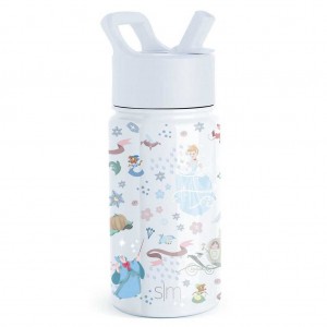 Simple Modern Water Bottle with Straw Lid Water Bottles White | NMVAXR429