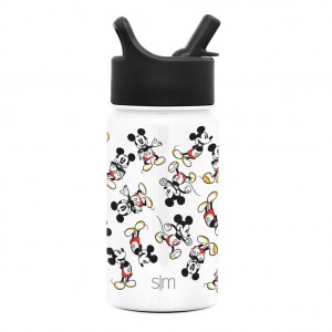 Simple Modern Water Bottle with Straw Lid Water Bottles White | GKQSBV102