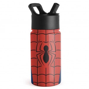 Simple Modern Water Bottle with Straw Lid Water Bottles Red | ZLEJDK831