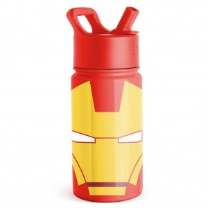 Simple Modern Water Bottle with Straw Lid Water Bottles Red | TQAFVU489
