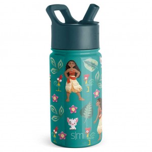 Simple Modern Water Bottle with Straw Lid Water Bottles Light Turquoise | WLEXOG845