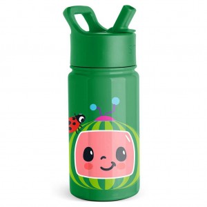 Simple Modern Water Bottle with Straw Lid Water Bottles Green | VMZPCE790