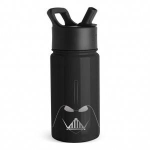 Simple Modern Water Bottle with Straw Lid Water Bottles Black | SJFQDU531