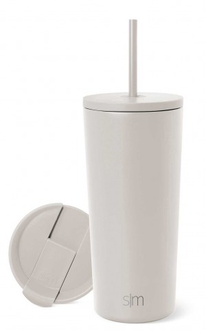Simple Modern Water Bottles Beige | VGMBWT186