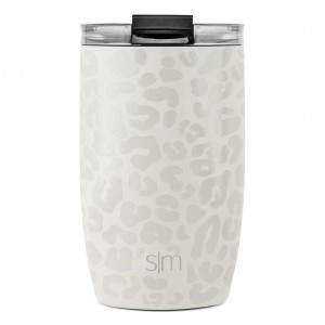 Simple Modern with Clear Flip Lid & Straw Water Bottles White | YNDSHC129