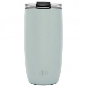 Simple Modern with Clear Flip Lid & Straw Water Bottles Olive | DORNWV356