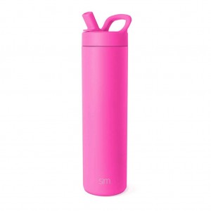 Simple Modern with Manual Straw Lid Water Bottles Pink | YNJSTM076