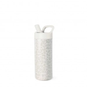 Simple Modern with Manual Straw Lid Water Bottles White | PGUISW934