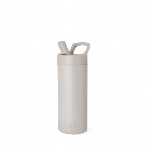Simple Modern with Manual Straw Lid Water Bottles White | ERKYXG421
