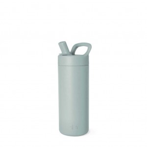 Simple Modern with Manual Straw Lid Water Bottles Olive | DUPMYQ567