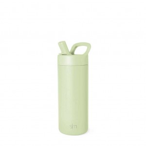 Simple Modern with Manual Straw Lid Water Bottles Blue | GHZBVO243