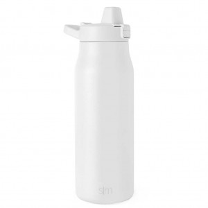 Simple Modern with Simple Flip Filter Straw Lid Water Bottles White | FYHONP295