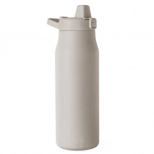 Simple Modern with Simple Flip Filter Straw Lid Water Bottles Beige | OMBHVU278