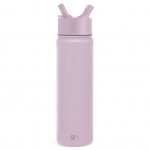 Simple Modern with Straw Lid Water Bottles Purple | AVPFBC179