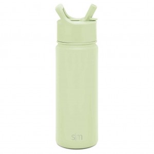 Simple Modern with Straw Lid Water Bottles Blue | BAODXQ978