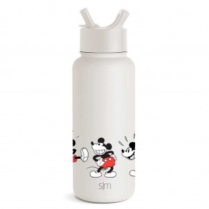 Simple Modern with Straw Lid Water Bottles White | PHSDYT680
