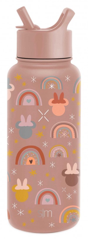 Simple Modern with Straw Lid Water Bottles Purple | MTSLAG841